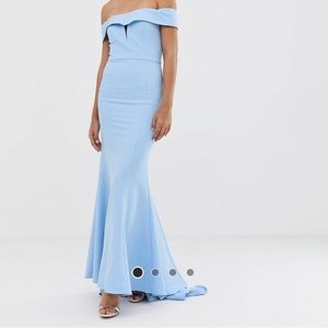 Icy blue gown from ASOS
